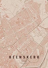 Stadtplan von Heemskerk von Stef van Campen