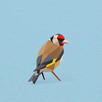 Putter (Bird, Sparrow, Sparrow, Polygon) by Color Square