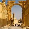 Säulenallee als eines der bedeutendsten Monumente in Palmyra von WeltReisender Magazin