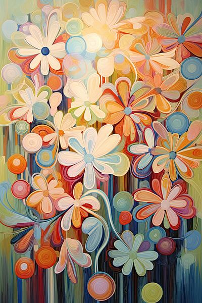 Flowers abstract by Imagine