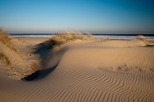 Duinen en zee vanTexel