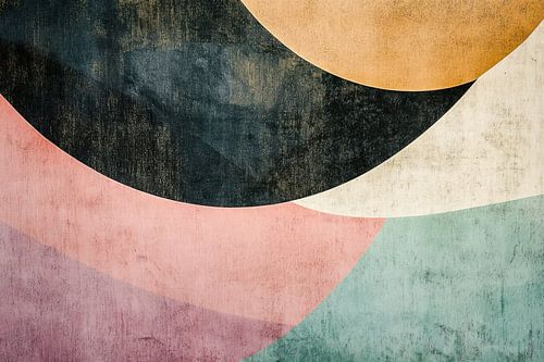 Cercles colorés | Cercles superposés dans les tons pastel