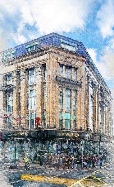 Aquarelle d'art de Dublin #Dublin par JBJart Justyna Jaszke