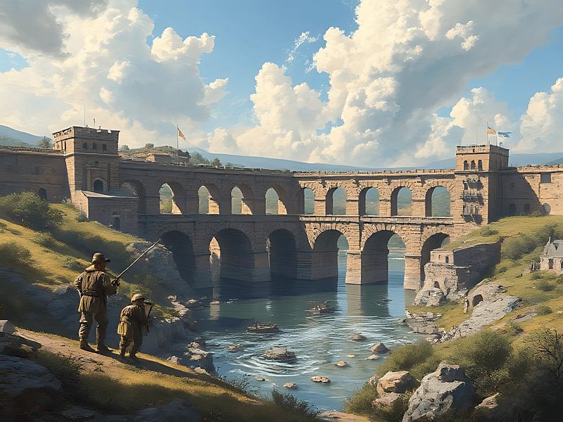 Verteidigung des Aquädukts von Stilbeeld Studio