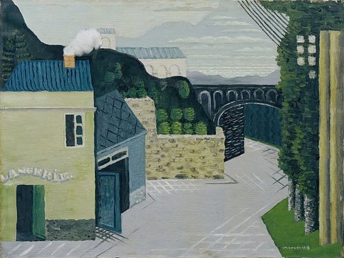 Louis Marcoussis - City with Viaduct (1930)