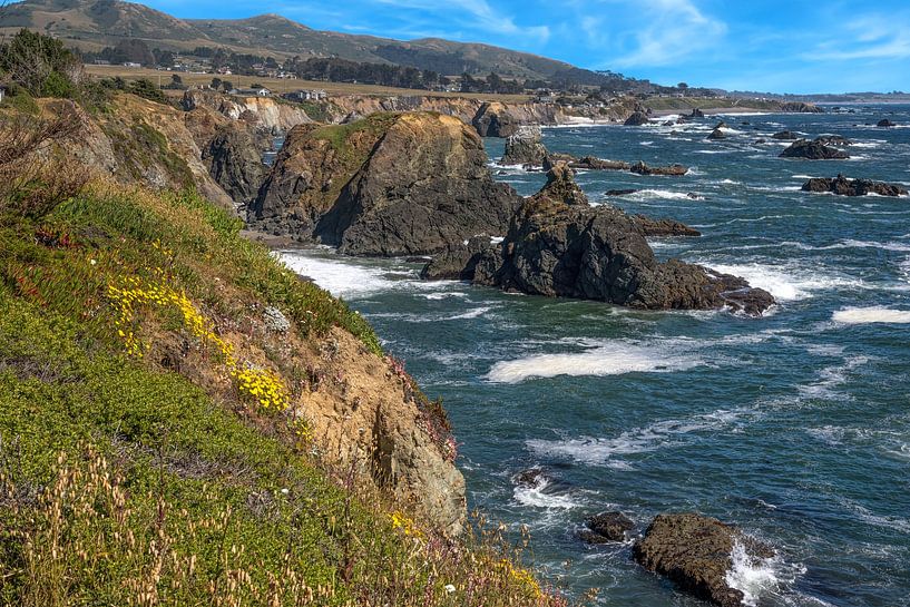 Rugged Coast - Sonoma Coast State Park by Joseph S Giacalone Photography