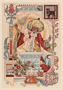 Orientalischer Zauberer von Eugène Grasset