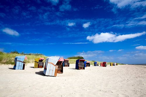 Beach chairs on Föhr