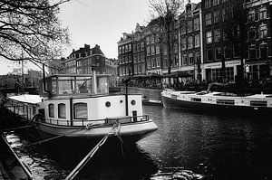 Amsterdam Cityscape II schwarz weiß
