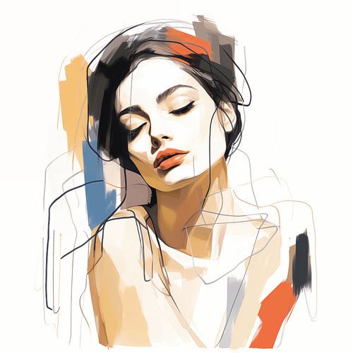 La beauté rêvée des lignes abstraites