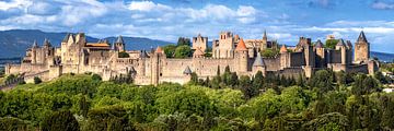 Panorama de la Cité de Carcassonne en France sur Voss photographie