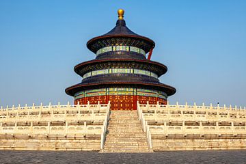 De Tempel van de Hemel in Beijing China van Roland Brack