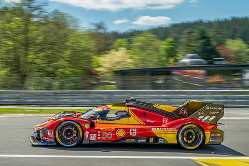 Ferrari 499P Hypercar op Spa Francorchamps