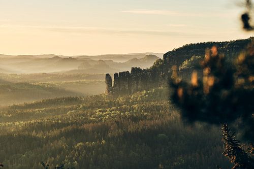 The Affensteine in the morning Light