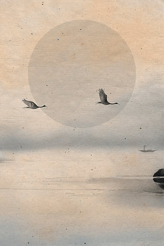 ZEN ART: Drieluik (deel 2): Sereen Japandi Landschap