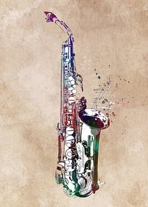 Saxophone 5 music art #saxophone #musique sur JBJart Justyna Jaszke