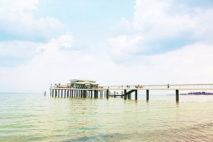 Timmendorfer Strand Seebrücke von Die Farbenfluesterin