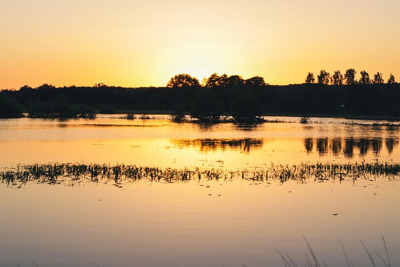 Sunset by the water by Whispering Fields Hageland