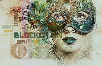 First bitcoin paper money van Gisela- Art for You