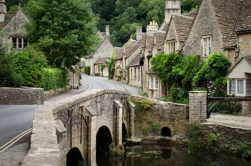 Castle Combe, dorp in de Cotswolds van iPics Photography