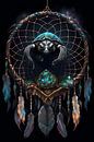 Dreamcatcher Schildpad - Indisch Krachtdier van Creavasis thumbnail