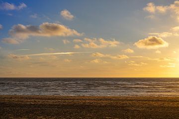 Schemering bij de zee