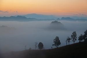 Sunrise over Pang Mapha
