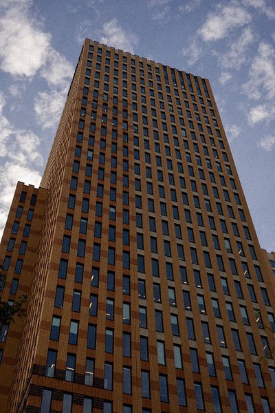 Orange Skyscraper | Amsterdam | The Netherlands Travel Photography by Dohi Media