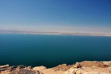 Panorama des Toten Meeres in Jordanien von Frank Photos