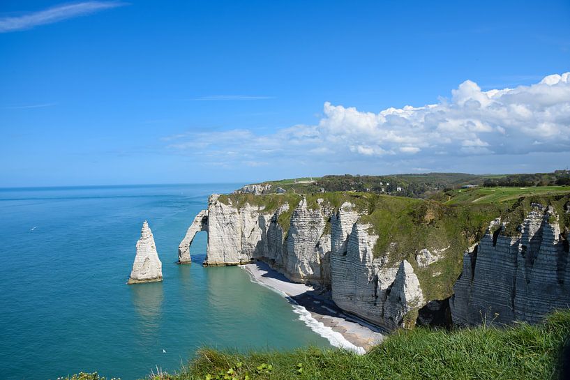 Etretat Falaise d'Aval von Ingrid de Vos - Boom