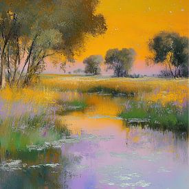 Réflexion lumineuse de fin d'été sur Caprices d'Art