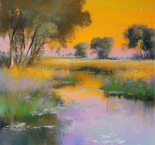 Late Summer Light Reflection by Art Whims
