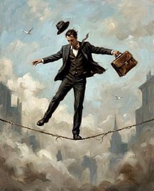 De evenwichtsoefening van het leven