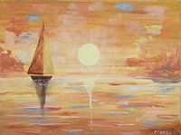 golden evening sun