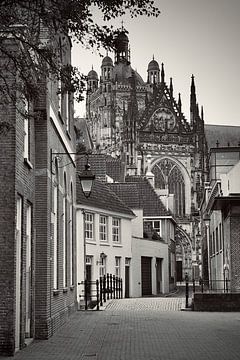 In den Boerenmouw Den Bosch, with a view of Sint Jan by Den Bosch aan de Muur