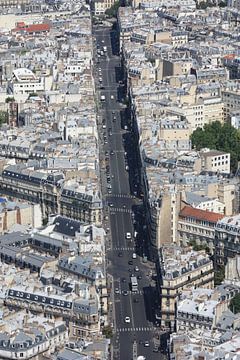 Paris vu d'en haut sur Simone Meijer