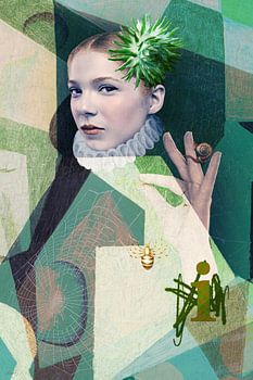 Dahlia, escargot, araignée &amp ; i (1 de la série 4)