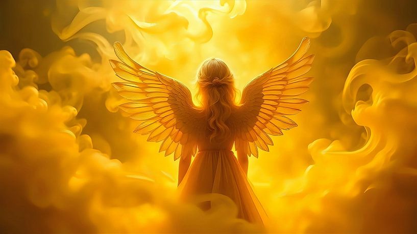 Zwevende engel van Jean Pierre