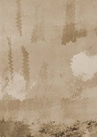 Paysage wabi-sabi en beige et brun II sur Dina Dankers