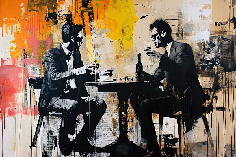Graffiti Painting Full of Contrast and Style by BowiScapes abstract and digital art