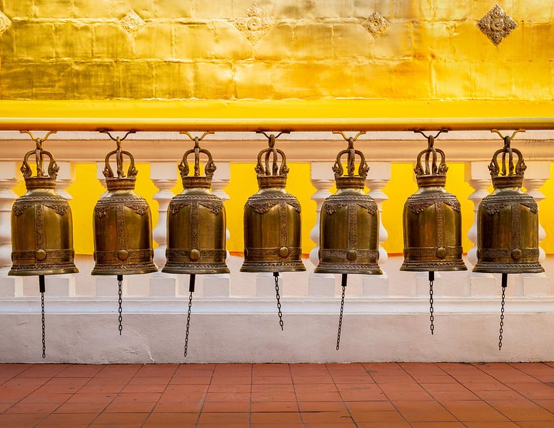 Prayer Bells On Yellow van Urban Photo Lab