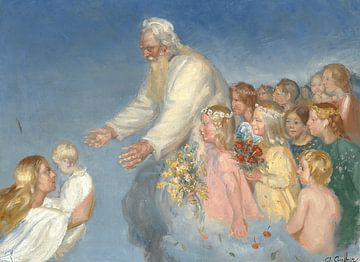 Anna Ancher, Notre Seigneur reçoit l'enfant mort sur Atelier Liesjes