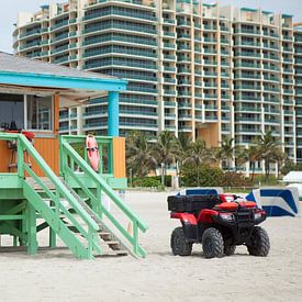 Miami Beach (Florida) - Kabine der Bademeister von Michel Lumiere