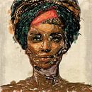 Abstract African Beauty by Arjen Roos thumbnail