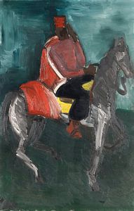Grüßender Spahi zu Pferde, HELMUT KOLLE, 1929