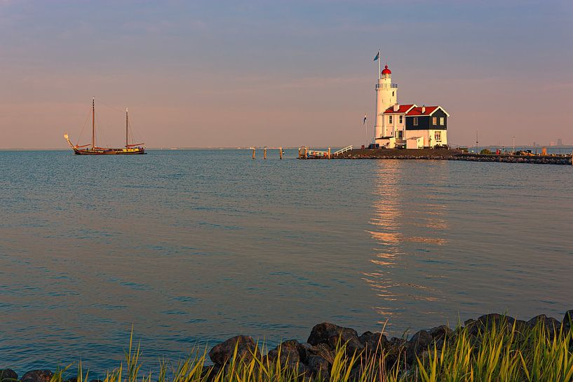 Horse of Marken lighthouse by Henk Meijer Photography