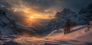 Traumhaftes Wandern bei Sonnenaufgang