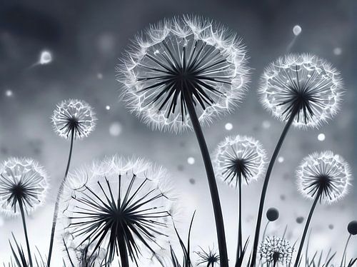 Transparent Beauty: Dandelion Fruit Fluff