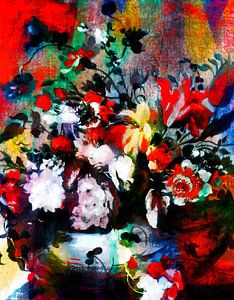 Expressionistisches Blumen Bouquet II