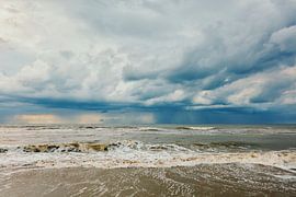 dunklen Himmel über der Nordsee von eric van der eijk
